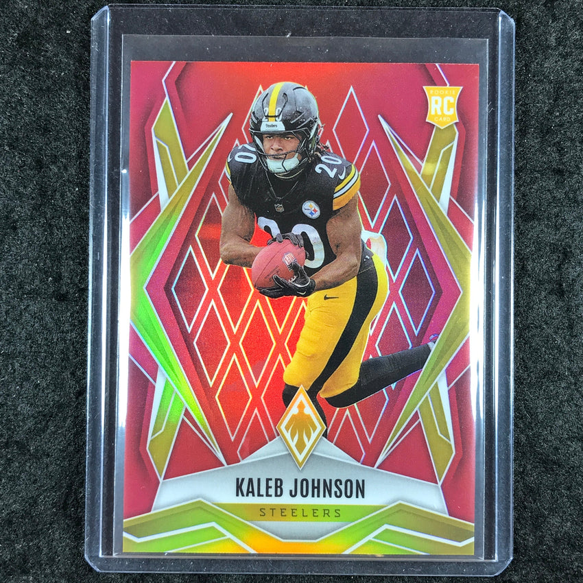 2025 Phoenix Football KALEB JOHNSON Rookie Base Red 1/99 #182