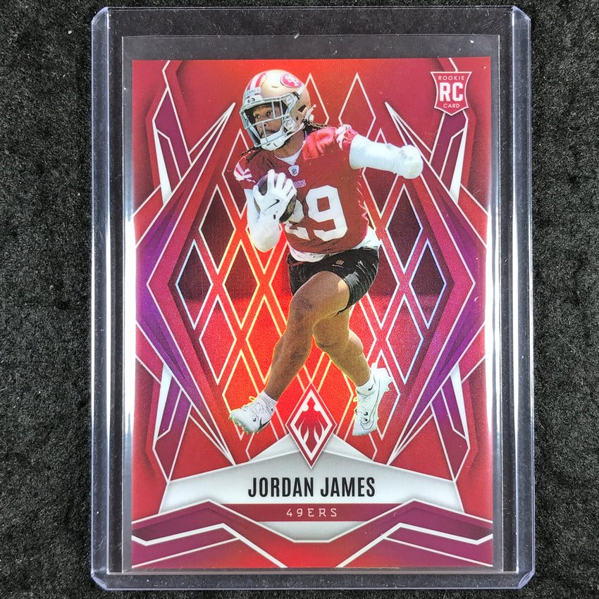 2025 Phoenix Football JORDAN JAMES Rookie Base Red 68/99 #220