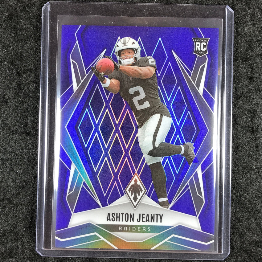 2025 Phoenix Football ASHTON JEANTY Rookie Base Blue 37/50 #158