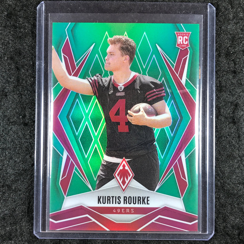 2025 Phoenix Football KURTIS ROURKE Rookie Base Green 25/25 #199