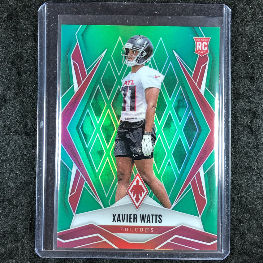 2025 Phoenix Football XAVIER WATTS Rookie Base Green 14/25 #238