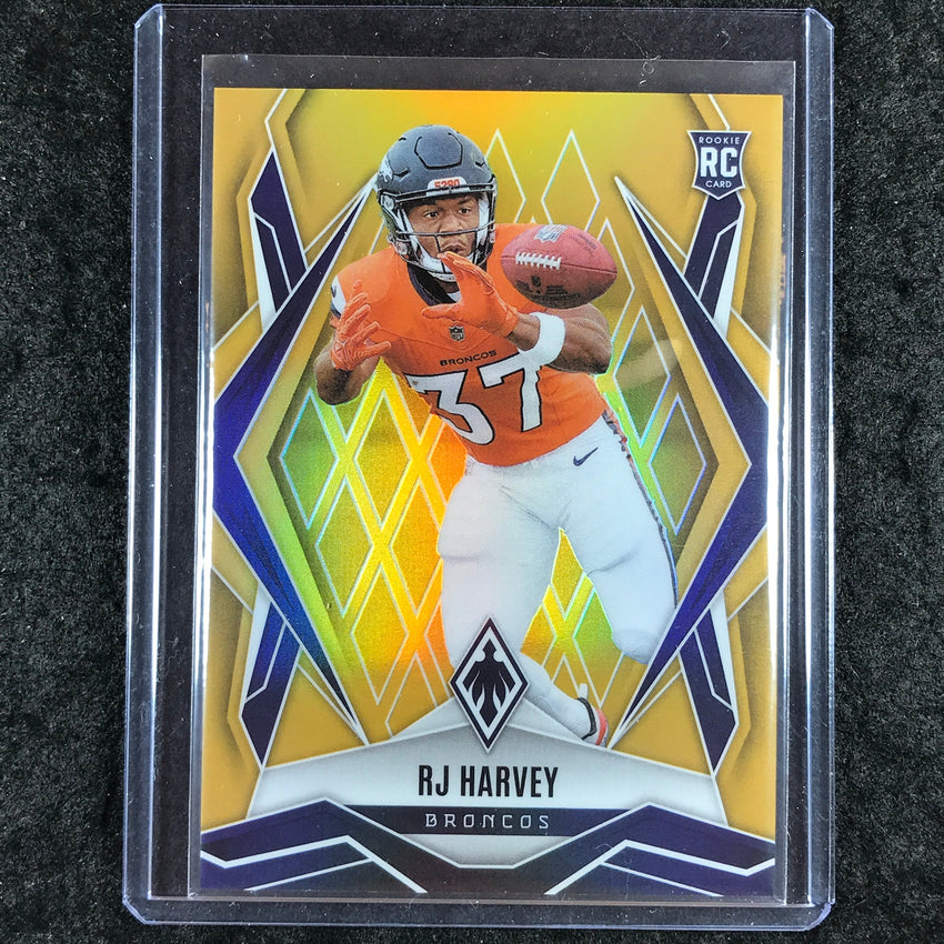 2025 Phoenix Football RJ HARVEY Rookie Base Gold 7/10 #176