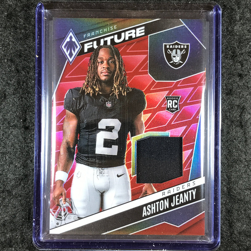2025 Phoenix Football ASHTON JEANTY Franchise Future Rookie Jersey Red 93/249