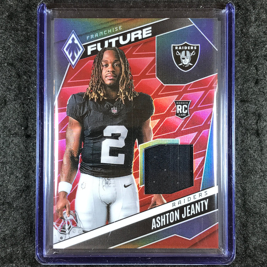 2025 Phoenix Football ASHTON JEANTY Franchise Future Rookie Jersey Red 184/249