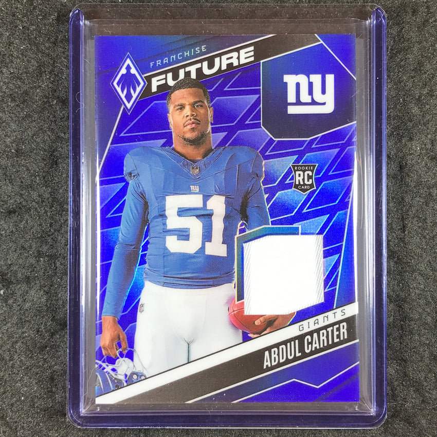 2025 Phoenix Football ABDUL CARTER Franchise Future Rookie Jersey Blue 69/199