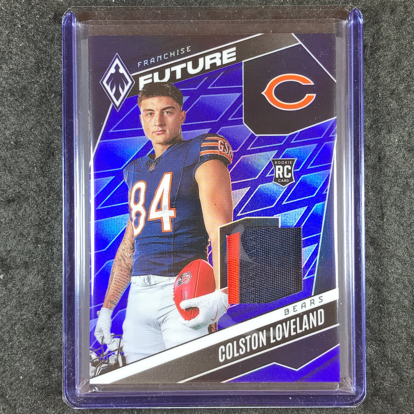 2025 Phoenix Football COLSTON LOVELAND Franchise Future Rookie Patch Blue 6/199