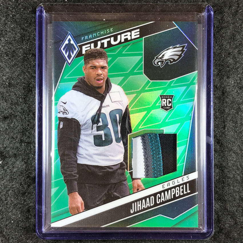 2025 Phoenix Football JIHAAD CAMPBELL Franchise Future Rookie Patch Green 12/99