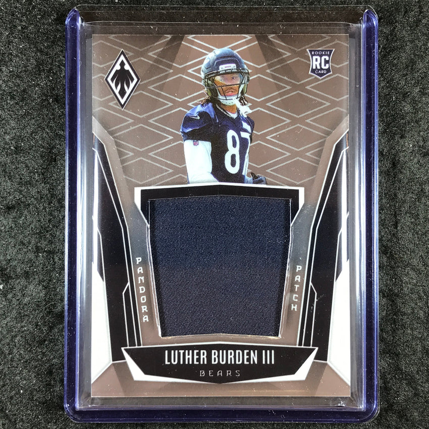 2025 Phoenix Football LUTHER BURDEN III Pandora Patch Rookie Relic Base 89/299