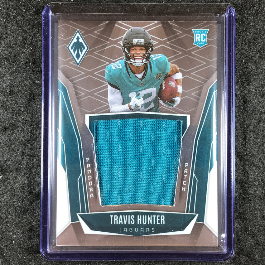 2025 Phoenix Football TRAVIS HUNTER Pandora Patch Rookie Relic Base 56/299