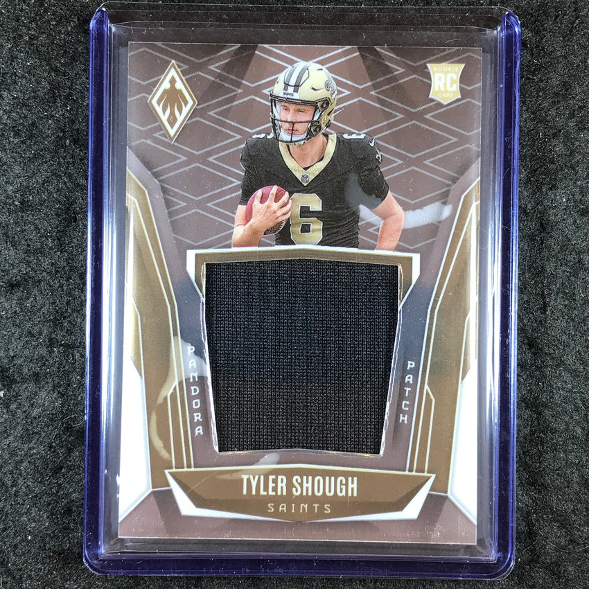 2025 Phoenix Football TYLER SHOUGH Pandora Patch Rookie Relic Base 148/299
