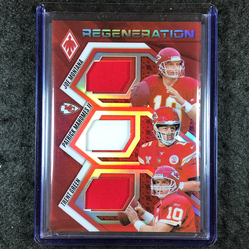 2025 Phoenix Football MONTANA MAHOMES GREEN Regeneration Triple Jersey 10/249