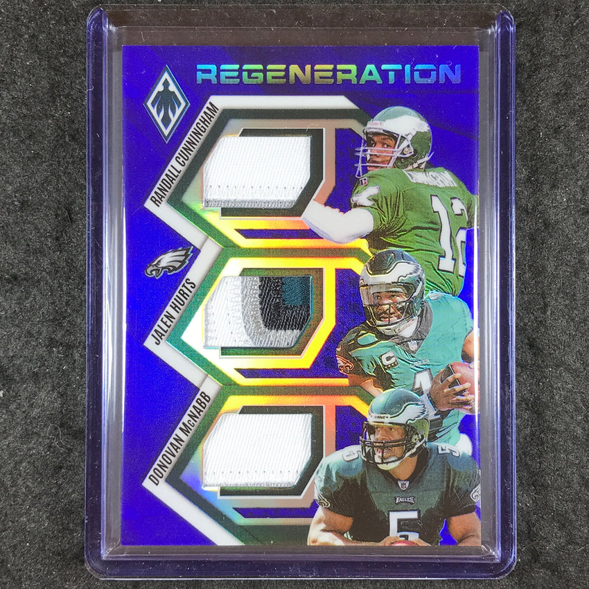 2025 Phoenix Football CUNNINGHAM HURTS MCNABB Regeneration Triple Patch 181/199