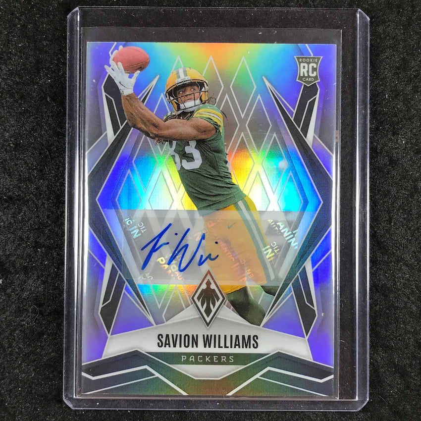 2025 Phoenix Football SAVION WILLIAMS Base Rookie Auto Silver 143/199 #153