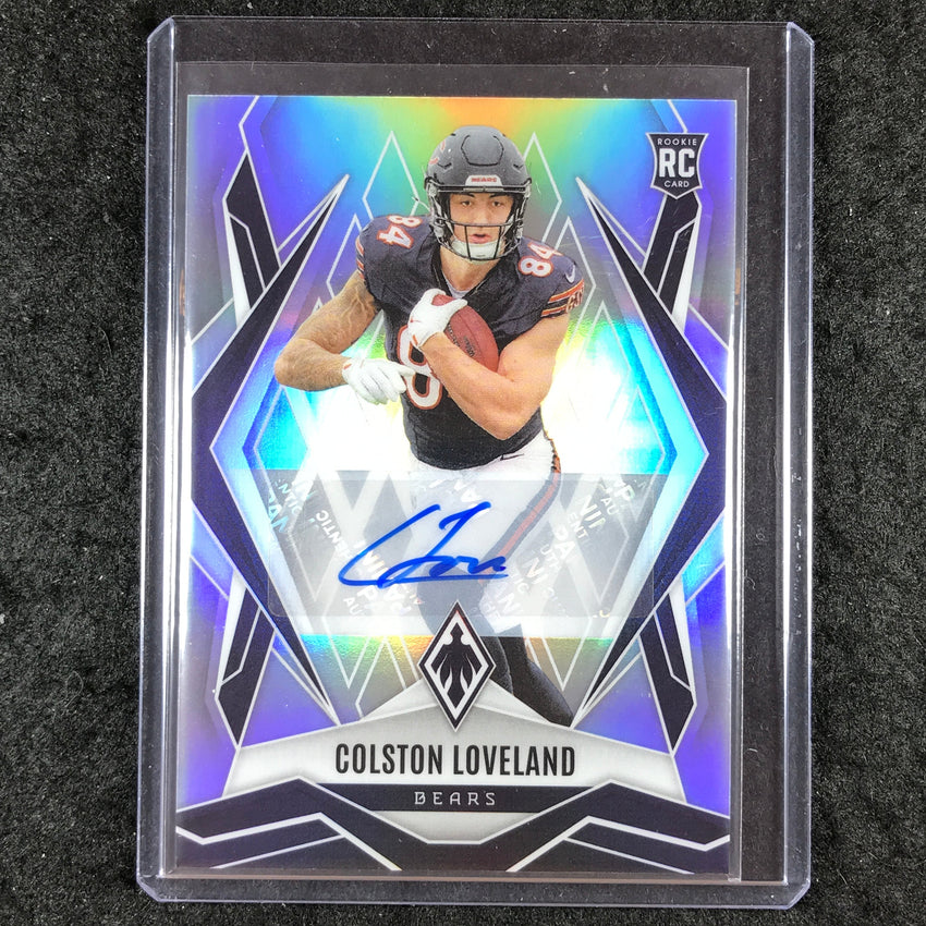 2025 Phoenix Football COLSTON LOVELAND Base Rookie Auto Silver 140/199 #179