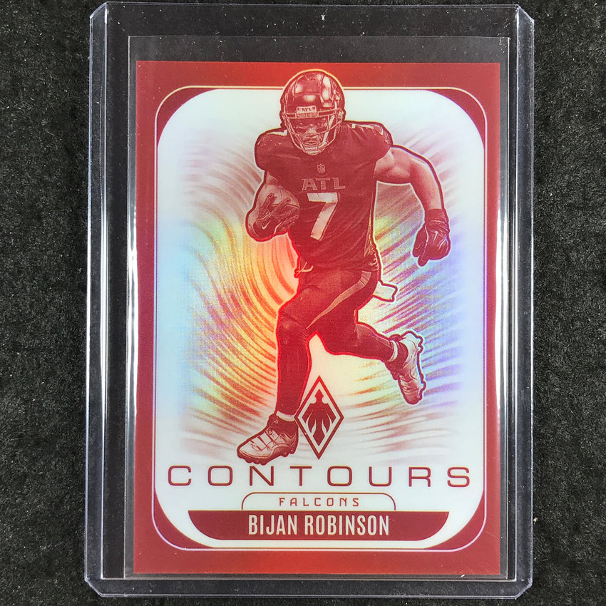 2025 Phoenix Football BIJAN ROBINSON Contours Red 108/249 #2