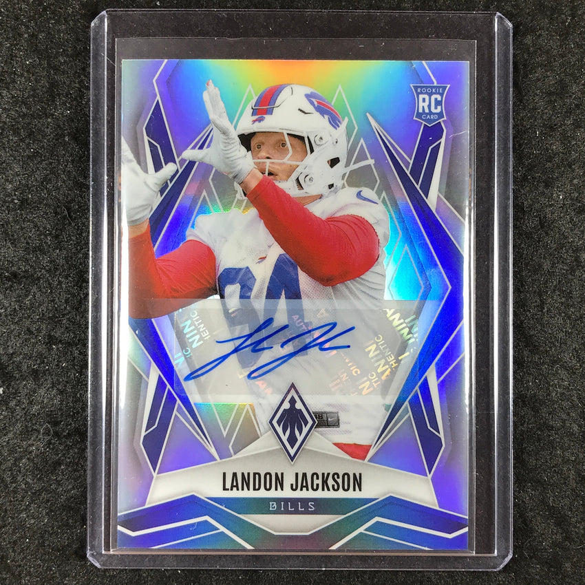 2025 Phoenix Football LANDON JACKSON Base Rookie Auto Silver 123/199 #210