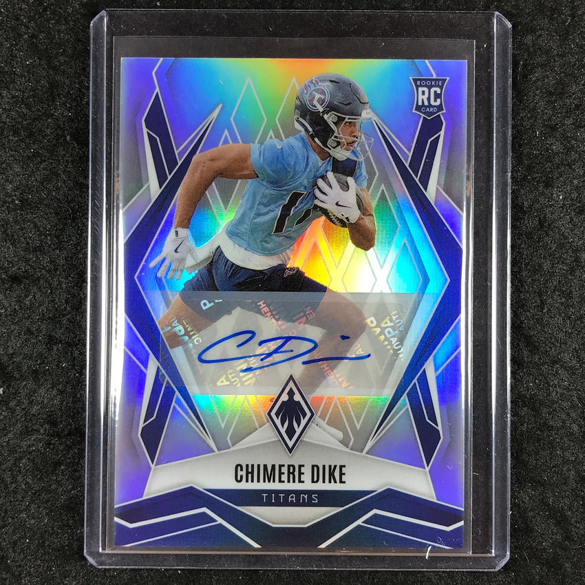 2025 Phoenix Football CHIMERE DIKE Base Rookie Auto Silver 144/199 #240