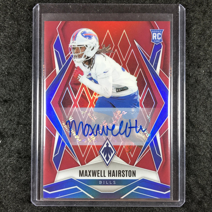 2025 Phoenix Football MAXWELL HAIRSTON Base Rookie Auto Red 66/99 #237