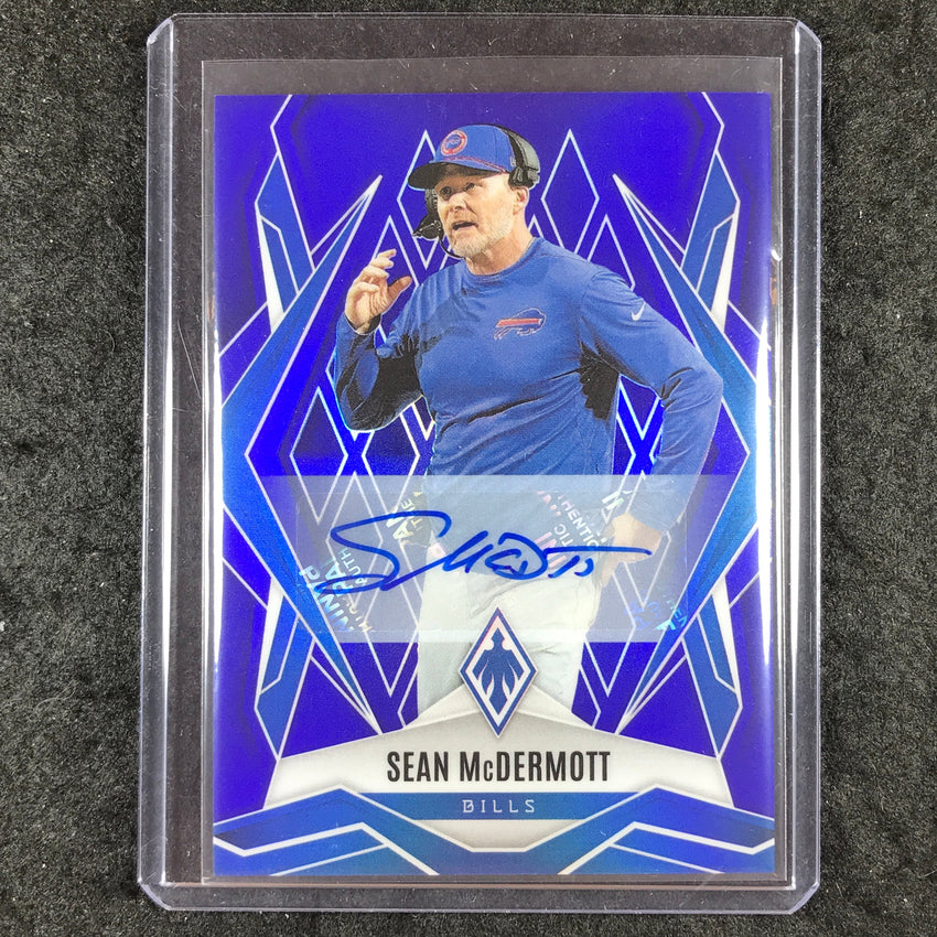 2025 Phoenix Football SEAN MCDERMOTT Base Auto Blue 6/49 #42