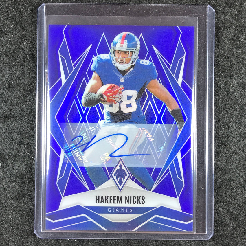 2025 Phoenix Football HAKEEM NICKS Base Auto Blue 47/49 #86