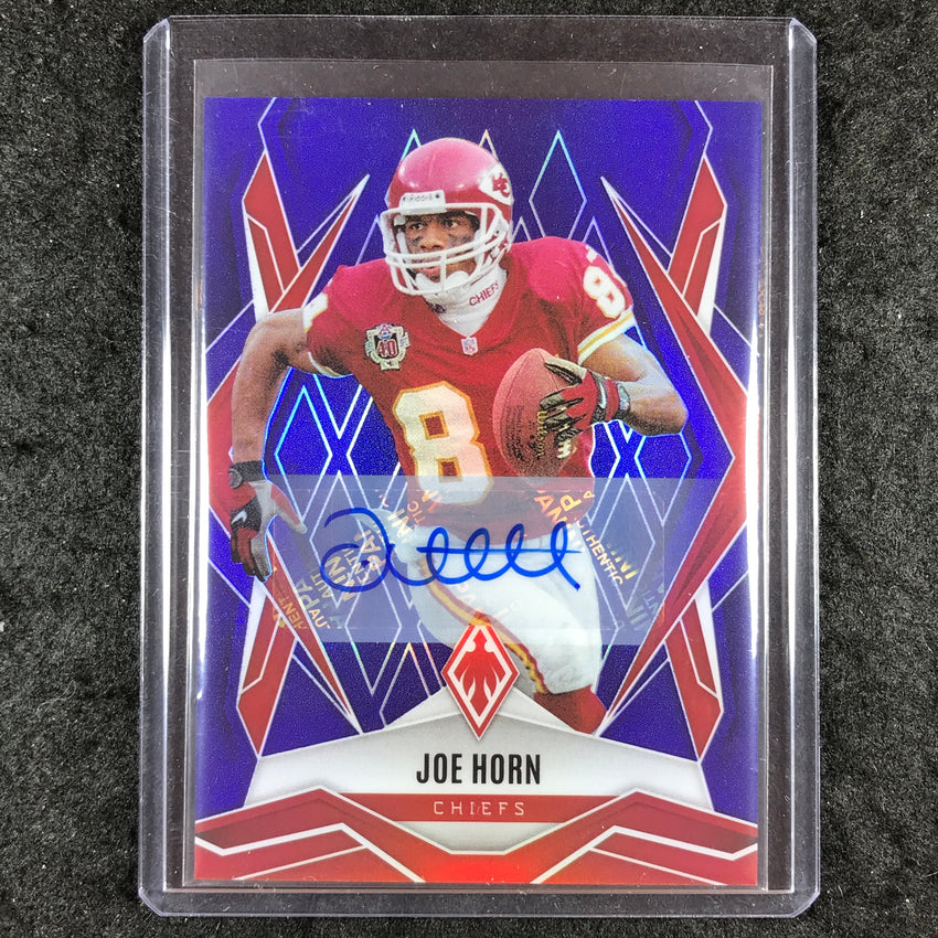 2025 Phoenix Football JOE HORN Base Auto Blue 24/49 #130