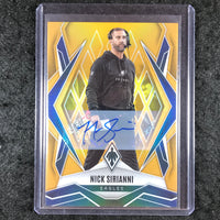 2025 Phoenix Football NICK SIRIANNI Base Auto Gold 1/10 #116