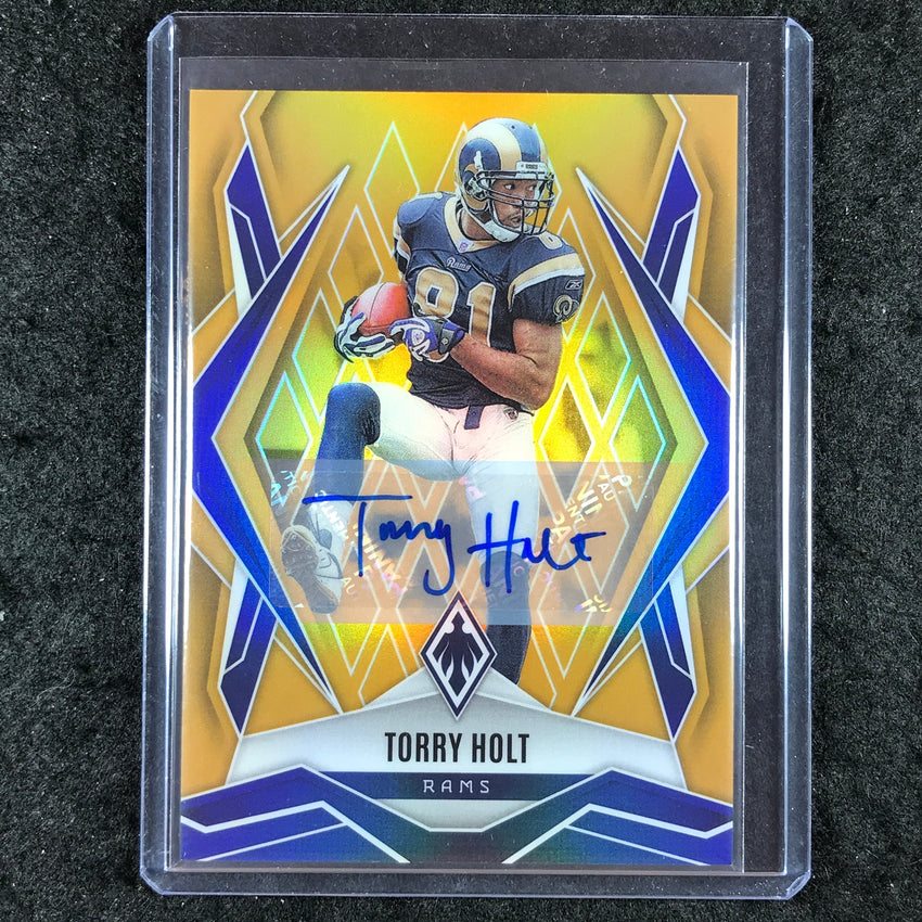 2025 Phoenix Football TORRY HOLT Base Auto Gold 1/10 #137