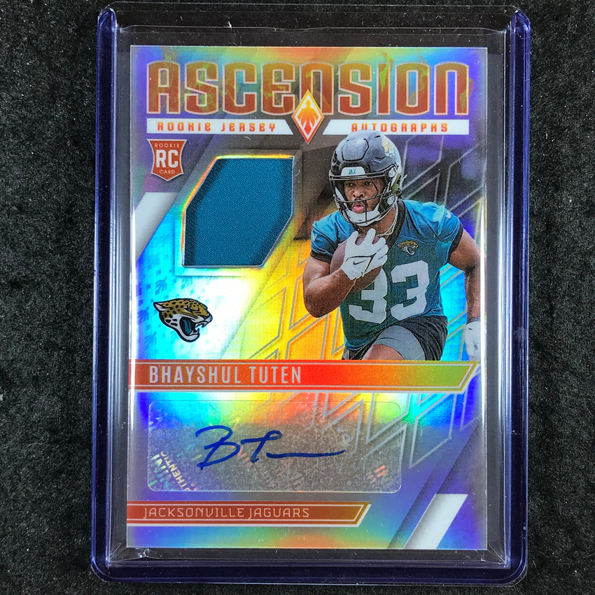 2025 Phoenix Football BHAYSHUL TUTEN Ascension Rookie Jersey Autographs 11/49