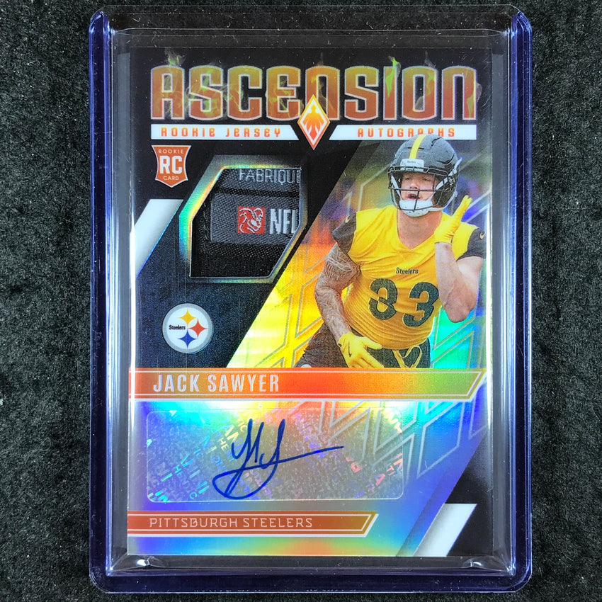 2025 Phoenix Football JACK SAWYER Ascension Rookie Auto Players Logo Tag 2/3