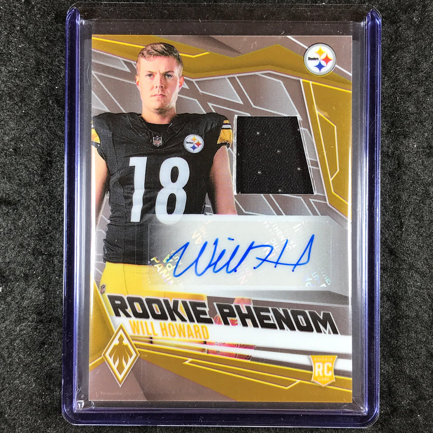 2025 Phoenix Football WILL HOWARD Rookie Phenoms Jersey Auto Base 104/249