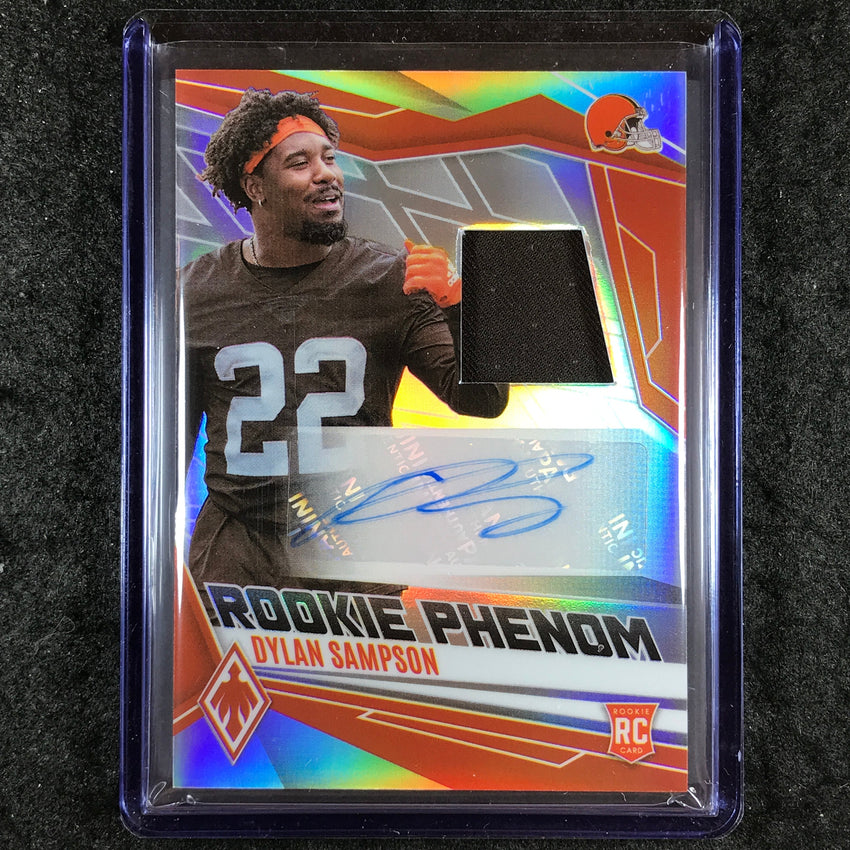 2025 Phoenix Football DYLAN SAMPSON Rookie Phenoms Jersey Auto Silver 68/149