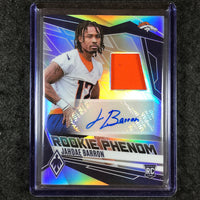 2025 Phoenix Football JAHDAE BARRON Rookie Phenoms Jersey Auto Silver 99/149