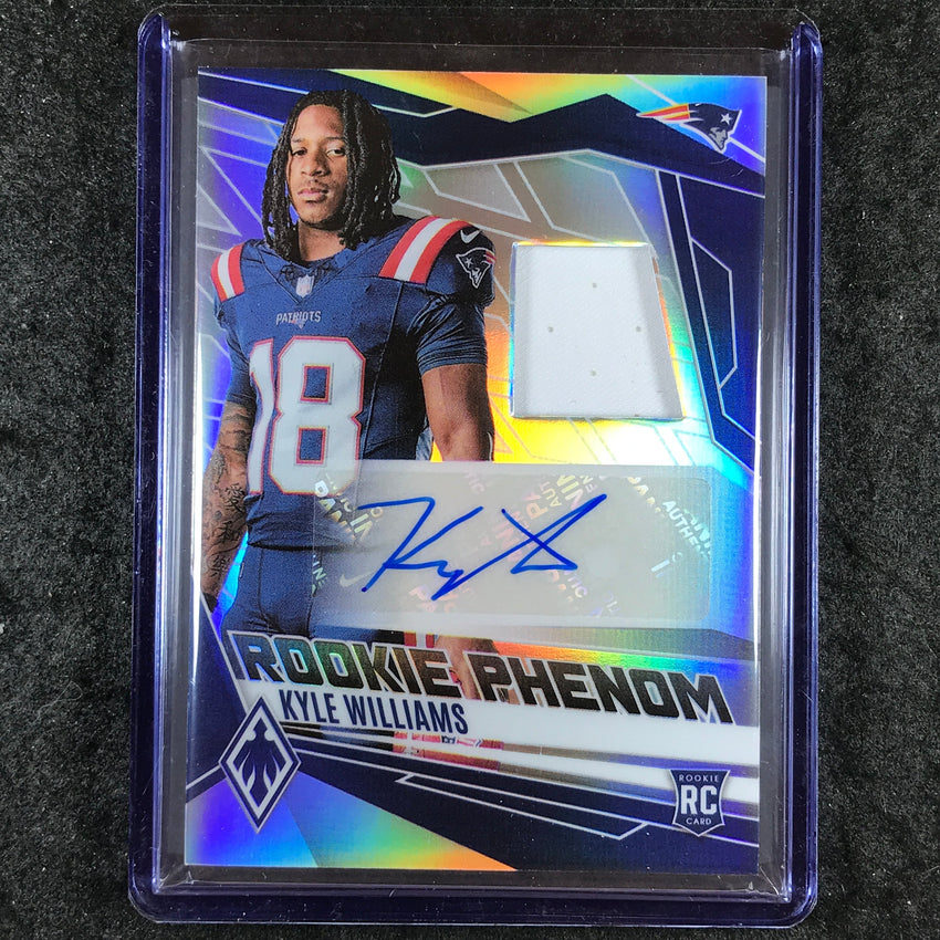 2025 Phoenix Football KYLE WILLIAMS Rookie Phenoms Jersey Auto Silver 73/149