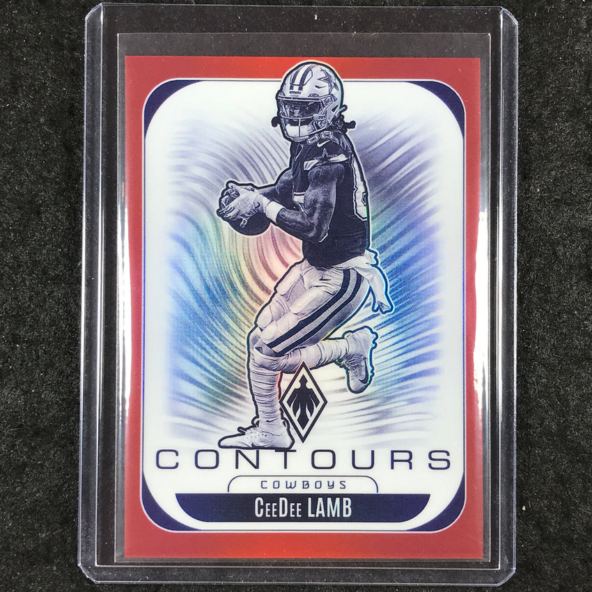 2025 Phoenix Football CEEDEE LAMB Contours Red 14/249 #9