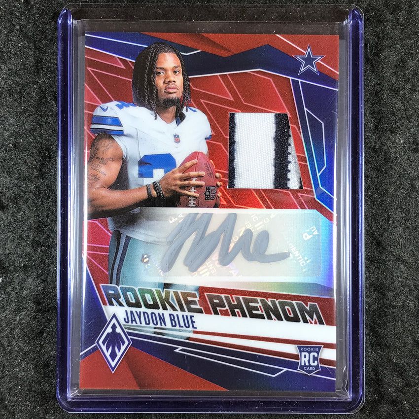 2025 Phoenix Football JAYDON BLUE Rookie Phenoms Patch Auto Red 11/99