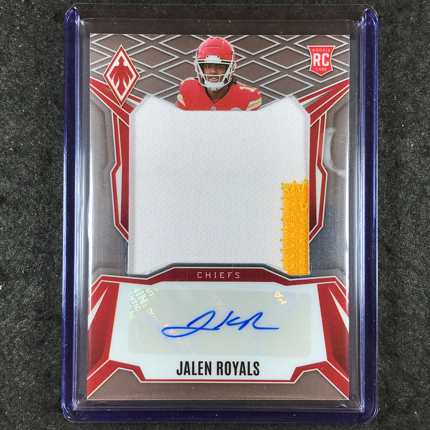 2025 Phoenix Football JALEN ROYALS RPS Rookie Patch Auto Base 34/199