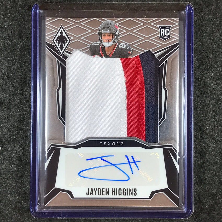 2025 Phoenix Football JAYDEN HIGGINS RPS Rookie Patch Auto Base 127/199