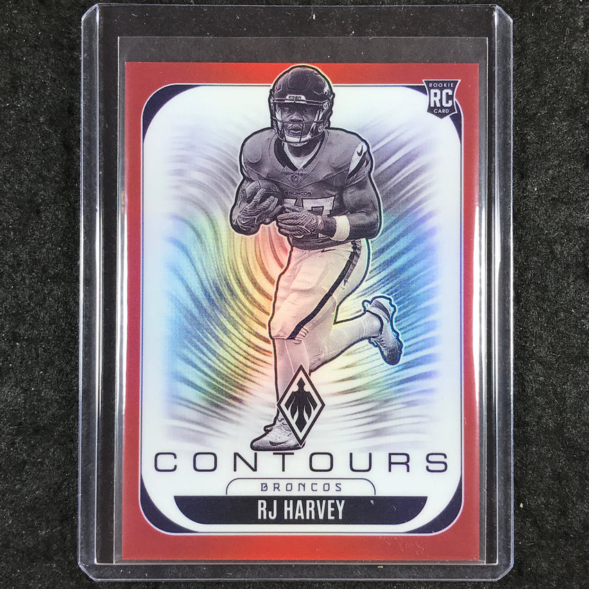 2025 Phoenix Football RJ HARVEY Contours Rookie Red 27/249 #10