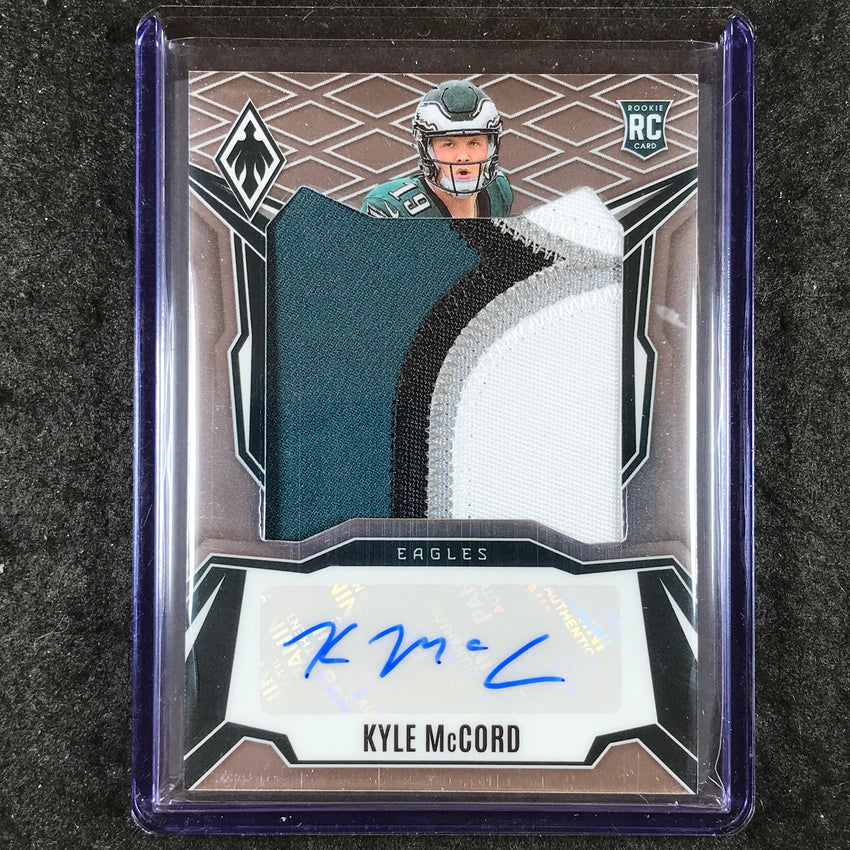 2025 Phoenix Football KYLE MCCORD RPS Rookie Patch Auto Base 128/199