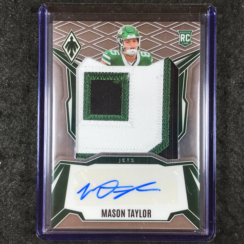 2025 Phoenix Football MASON TAYLOR RPS Rookie Patch Auto Base 90/199
