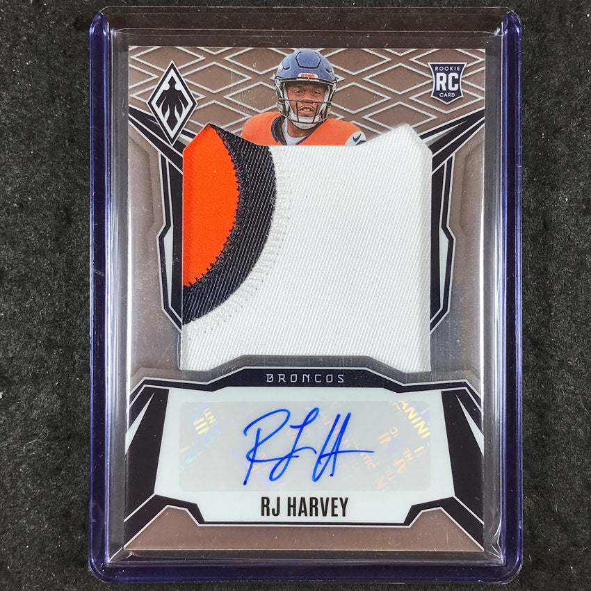 2025 Phoenix Football RJ HARVEY RPS Rookie Patch Auto Base 62/199