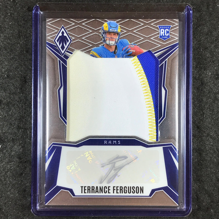2025 Phoenix Football TERRANCE FERGUSON RPS Rookie Patch Auto Base 60/199