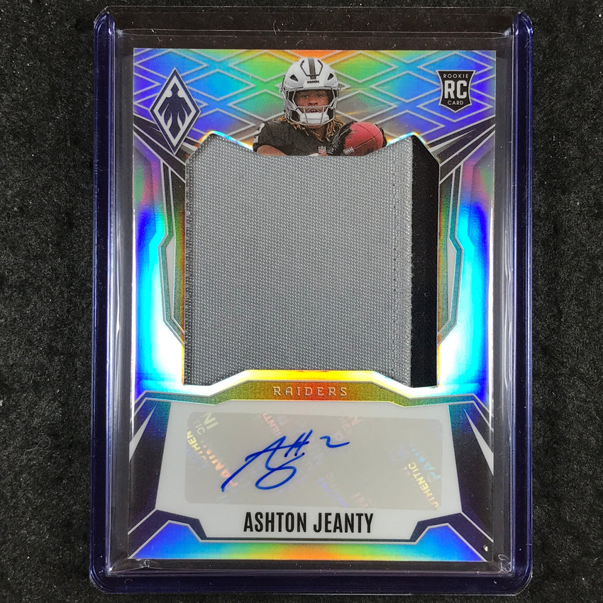 2025 Phoenix Football ASHTON JEANTY RPS Rookie Patch Auto Silver 47/149