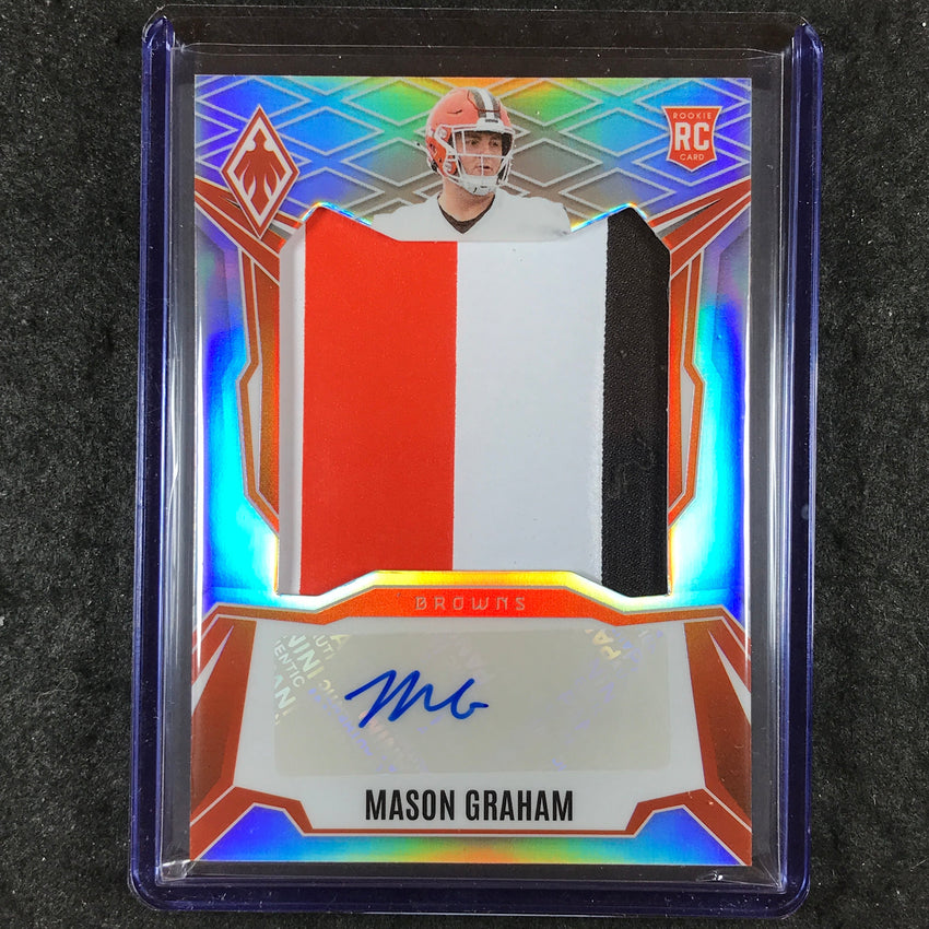 2025 Phoenix Football MASON GRAHAM RPS Rookie Patch Auto Silver 76/149