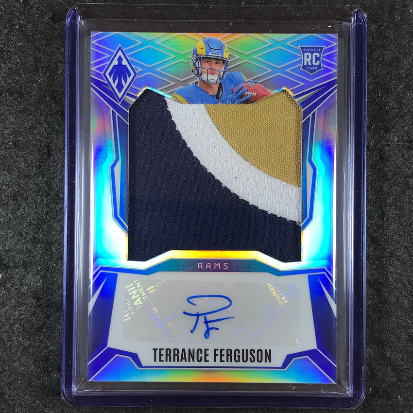 2025 Phoenix Football TERRANCE FERGUSON RPS Rookie Patch Auto Silver 63/149