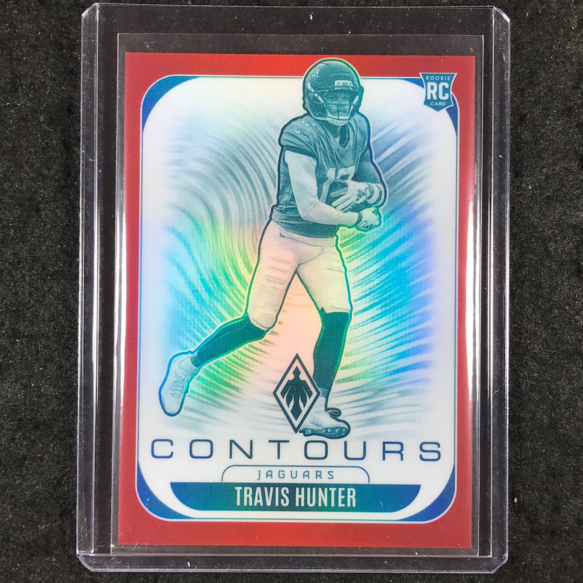 2025 Phoenix Football TRAVIS HUNTER Contours Rookie Red 136/249 #15