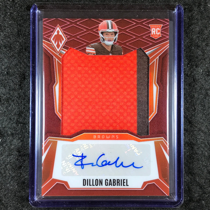 2025 Phoenix Football DILLON GABRIEL RPS Rookie Patch Auto Red 46/99