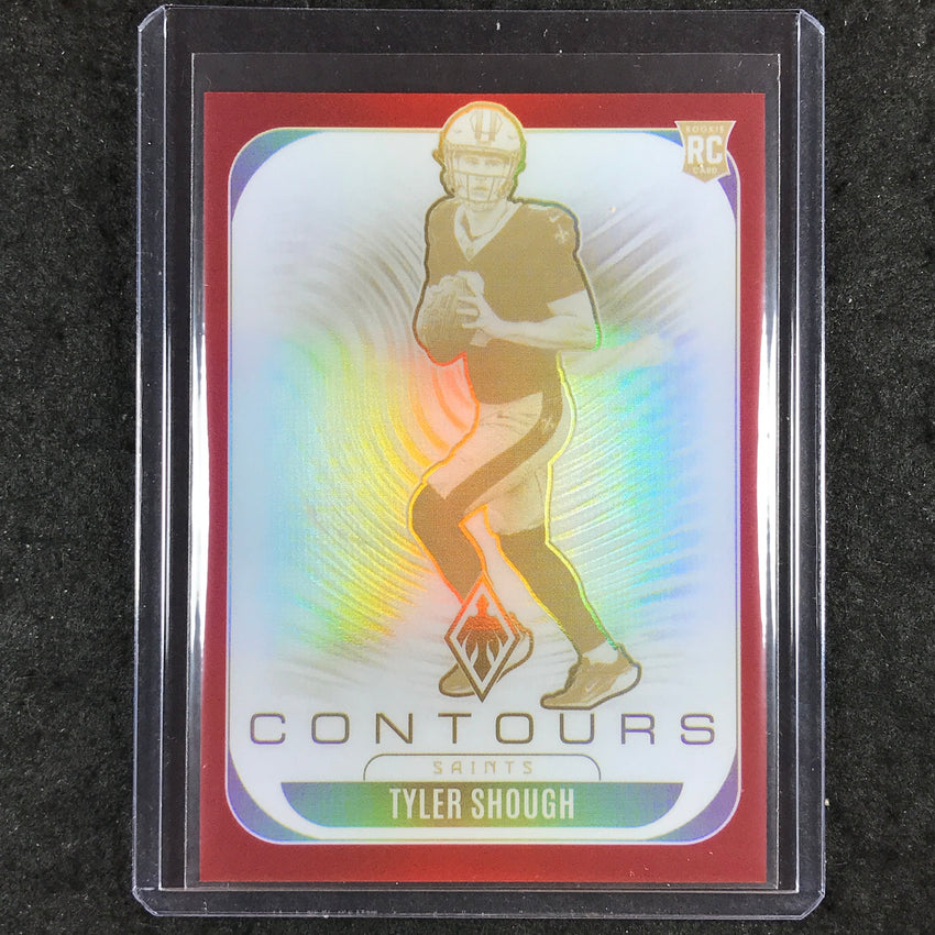 2025 Phoenix Football TYLER SHOUGH Contours Rookie Red 94/249 #23