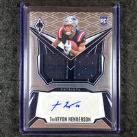 2025 Phoenix Football TREVEYON HENDERSON RPS Dual Rookie Patch Auto Base 108/249