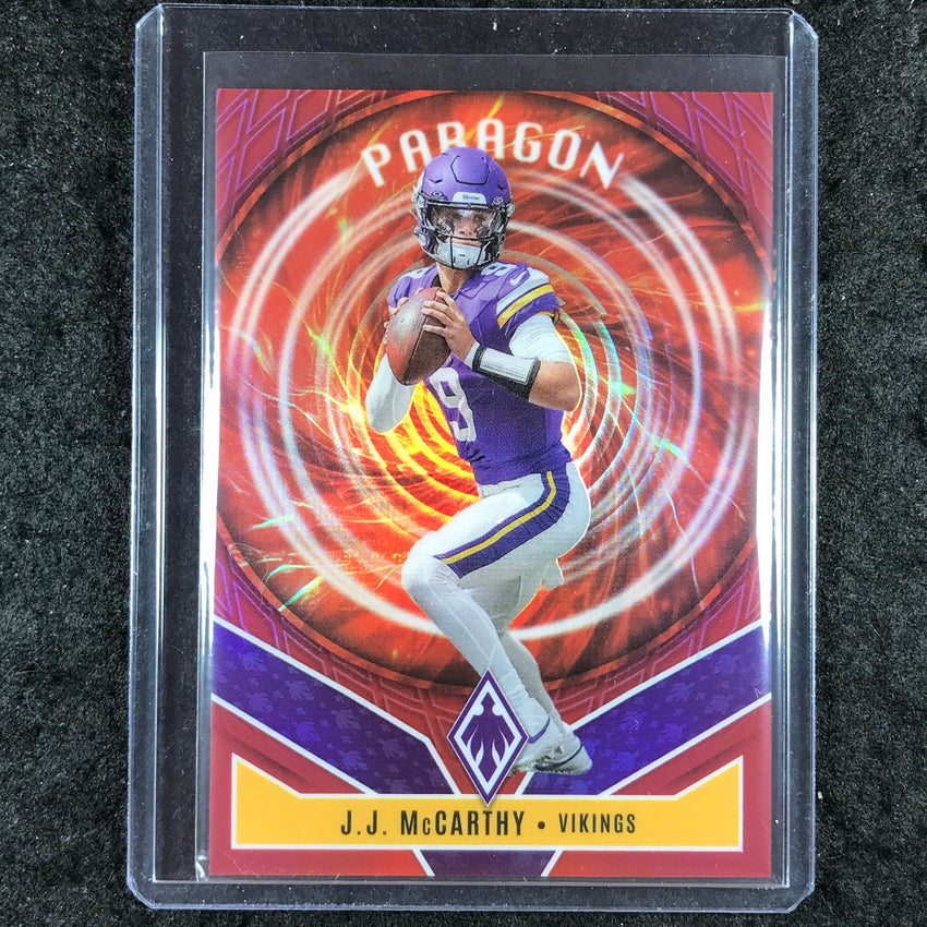2025 Phoenix Football J.J. MCCARTHY Paragon Red 14/249 #8